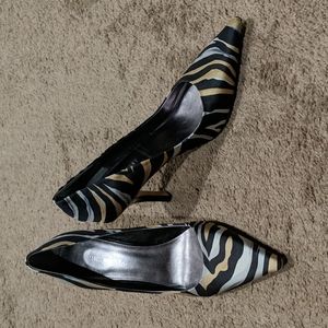Nine West 3" Zebra print High Heels
